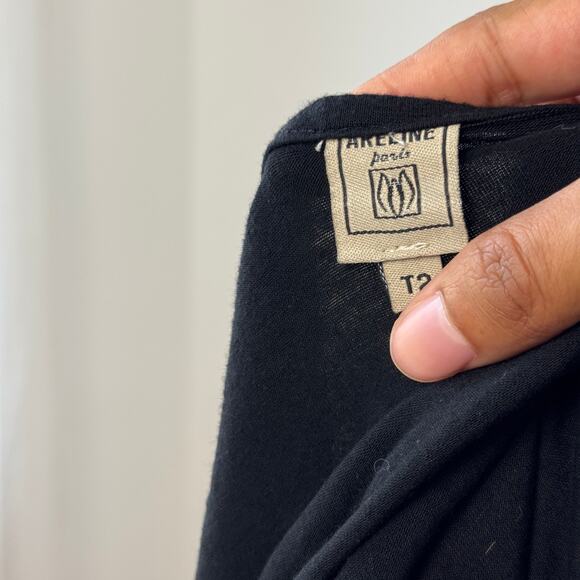 Vintage French Apron-Layer Lace-Up Dress (M) - Picture 7 of 7